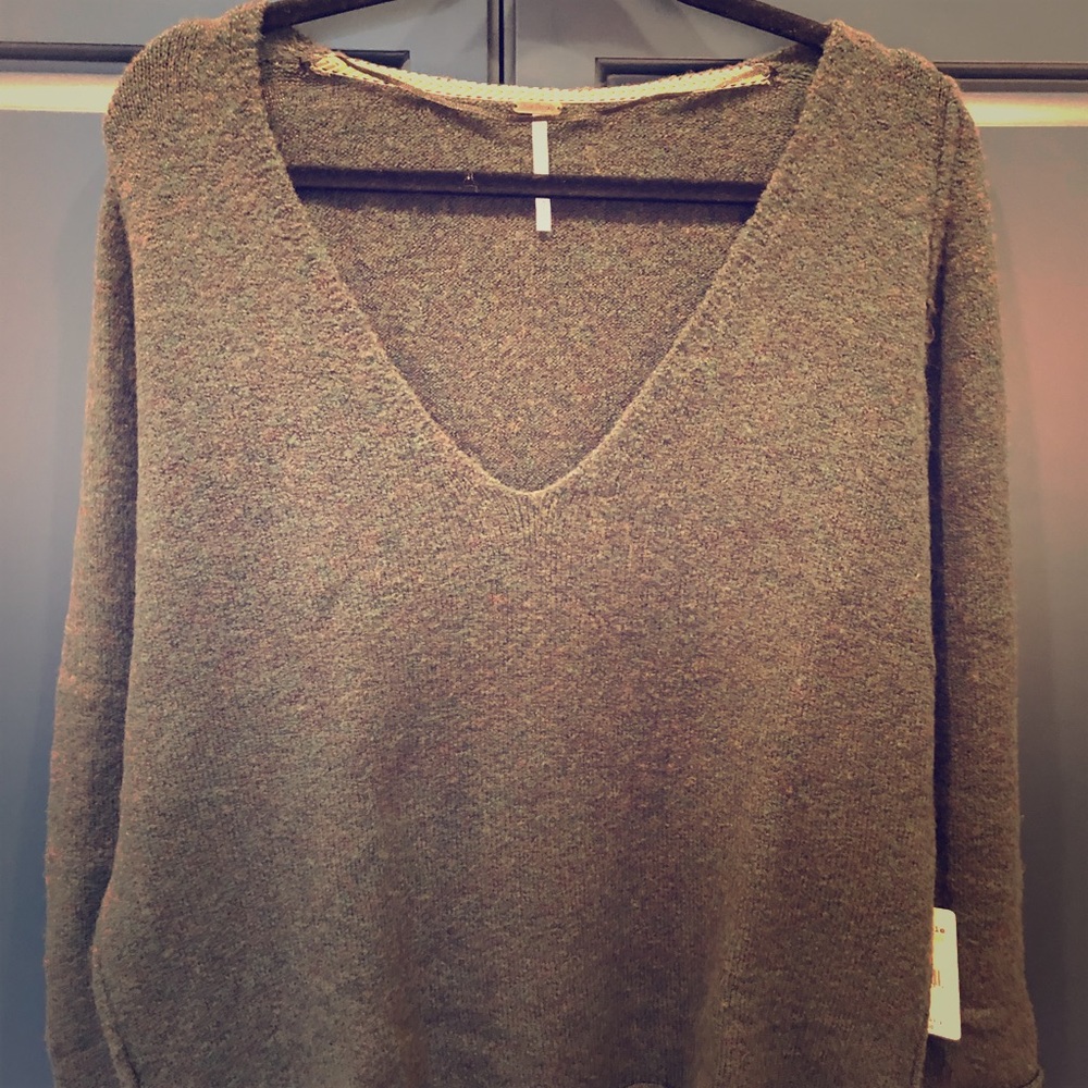 Free People Womens Irresistible Knit Sweater
